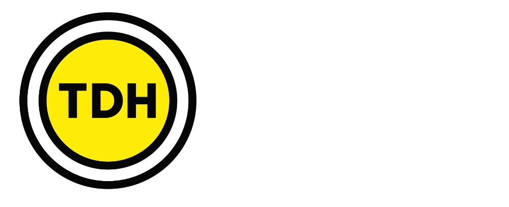 Logo TDH-Sanitär negativ